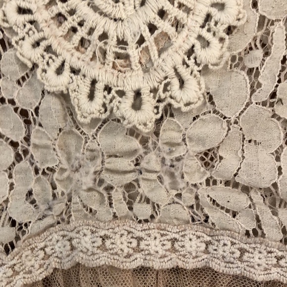 ✨Host Pick! Exquisite lace crochet cardigan with mesh peplum and ties in cotton - Picture 12 of 12